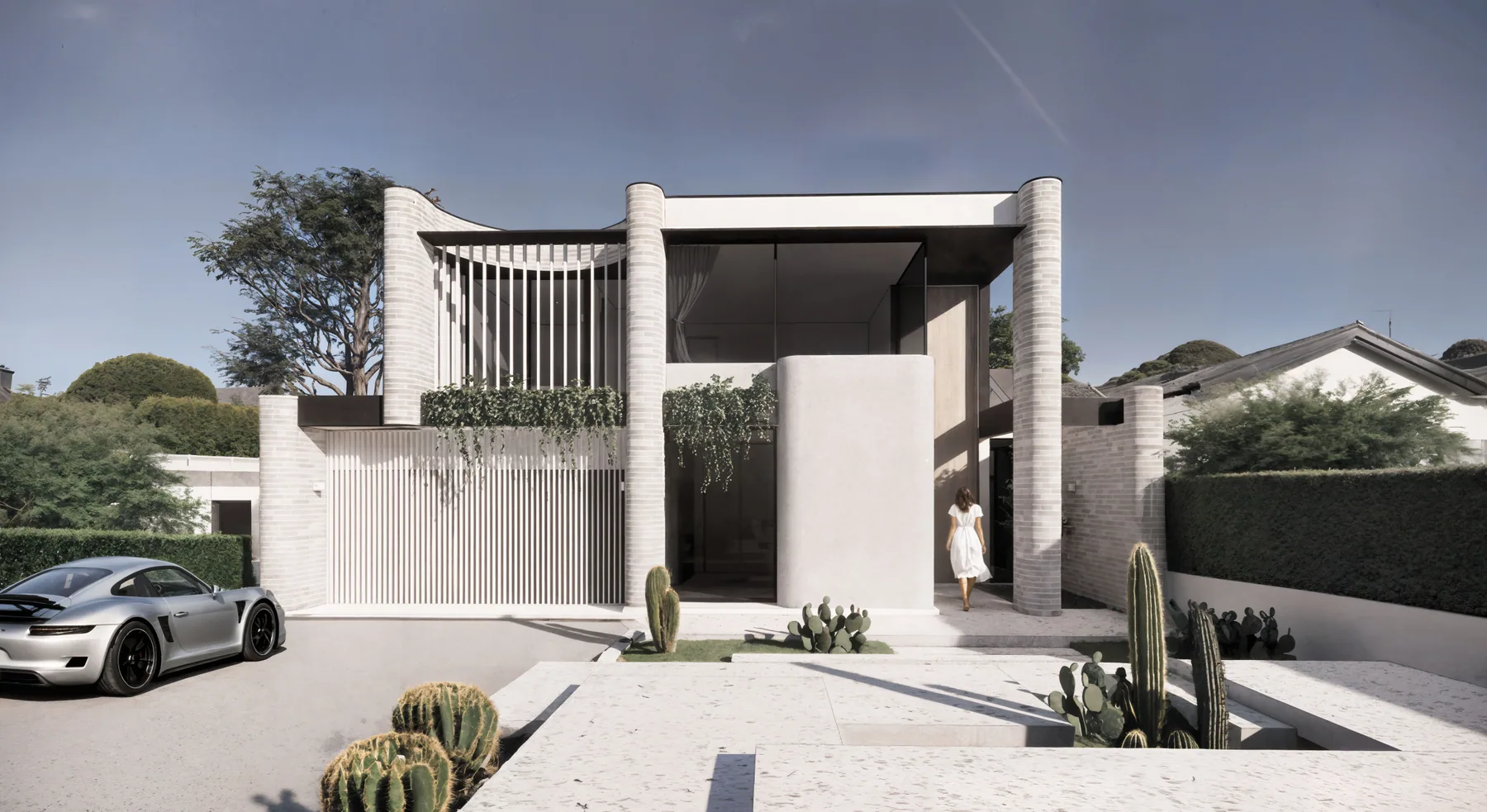 Summerhill Contemporary: A compact contemporary residence shaped by strong geometry, screening and a composed street presence.